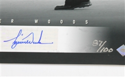 Tiger Woods Signed UDA Ltd Ed Photo #87/100 in Original Sleeve/Book