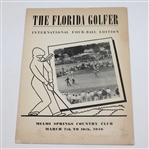 1946 Florida Golfer International 4-Ball Edition Program - Demaret & Hogan Winner