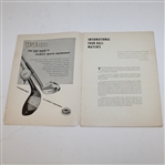 1946 Florida Golfer International 4-Ball Edition Program - Demaret & Hogan Winner