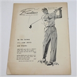 1946 Florida Golfer International 4-Ball Edition Program - Demaret & Hogan Winner