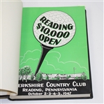5 Reading Open Programs (1947-1951) & 1953 Ryder Cup Challenge Matches Program - All Binded