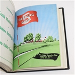 5 Reading Open Programs (1947-1951) & 1953 Ryder Cup Challenge Matches Program - All Binded
