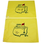 Two Signed Masters Flags - 2006 by Jack Burke & 2007 by Charles Coody JSA ALOA