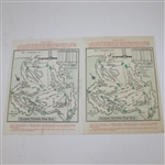 1964 Masters Pairing Sheets - Thursday & Friday
