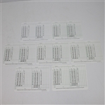 Lot of Seven Signed Augusta National Scorecards JSA ALOA