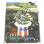 1972 US Open at Pebble Beach Program - Jack Nicklaus Winner