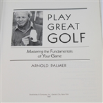 Arnold Palmer Signed Book 'Play Great Golf' JSA ALOA