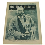 1928 Mid-Week Pictorial Magazine with Walter Hagen on the Cover