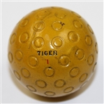 U.S. Royal Tiger Yellow Golf Ball - Circa 1930's