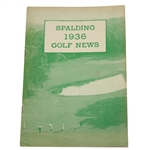 1936 Spalding Golf News Booklet 