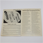 1936 Spalding Golf News Booklet 