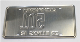 Jim Furyk Signed 2012 Ryder Cup at Medinah License Plate #501 JSA ALOA