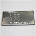 Zach Johnson Signed 2012 Ryder Cup at Medinah License Plate #506 JSA ALOA