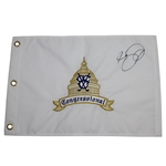 Jason Day Signed Congressional Undated Embroidered Flag JSA ALOA