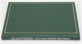 Masters - The First Forty One Years Golf Book
