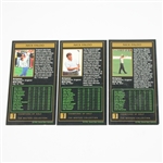 Lot of Three Nick Faldo Signed GSV Collection Cards - 1989, 1990, & 1996 JSA ALOA