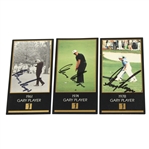 Lot of Three Gary Player Signed GSV Collection Cards - 1961, 1974, & 1978 JSA ALOA