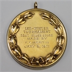 1911 Pinehurst CC 14k Gold Medal - Best Gross Score Mid-Winter Tournament - F.A. Martin