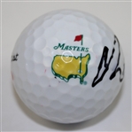Nick Faldo Signed Masters Logo Golf Ball JSA LOA