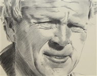 Arnold Palmer Ltd Ed Van Zandt Drawing #81/100 - 1985