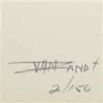Jack Nicklaus Ltd Ed Van Zandt Drawing #2/150