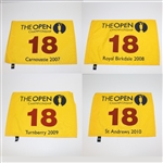 2007, 2008, 2009, & 2010 Open Championship Course Issued Flags