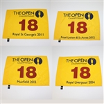 2011, 2012, 2013, & 2014 Open Championship Course Issued Flags