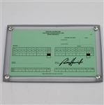 Winner Padraig Harrington Signed 2008 Open at Royal Birkdale Official Scorecard JSA ALOA