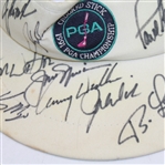 Multi-Signed 1991 PGA at Crooked Stick Visor - Nicklaus, Watson, and others JSA ALOA