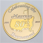2016 Masters Tournament Ltd Ed Commemorative Coin #156/300 Magnolia Lane