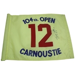 Tom Watson Signed 1975 Carnoustie Flag - 12th Hole JSA ALOA