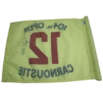 Tom Watson Signed 1975 Carnoustie Flag - 12th Hole JSA ALOA