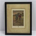 Lot of Four Walter D. Sadler Small Framed Prints