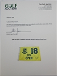 1996 US Open at Oakland Hills Flag Signed by Winner - Steve Jones Collection JSA ALOA