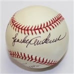 Sparky Anderson (BB HoFer) & Steve Jones Signed Baseball with Golf Inscription - Steve Jones Collection JSA ALOA