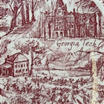 Custom Made Vernon Kilns Plate for 'Mr. Robert Tyre Jones, Sr.'(Bobby's Namesake) - John Roth Collection