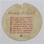 1937 Augusta National Invit.(Masters) Series Ticket #458 - Consigned From Early Members Family!
