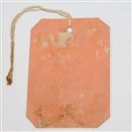 1938 Masters Tournament Series Ticket - From Members Family See Also Lots 5,6 & 8