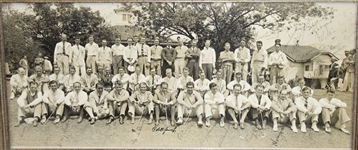 Contestant Dick Metz's 1935 Masters Field Photo Signed by 75 incl. Jones, Hagen, Smith, Sarazen, etc. JSA FULL LETTER Z07134