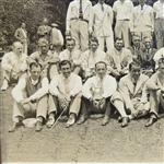 Contestant Dick Metz's 1935 Masters Field Photo Signed by 75 incl. Jones, Hagen, Smith, Sarazen, etc. JSA FULL LETTER Z07134