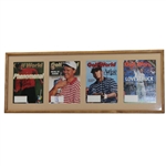 1997 Major Winners Signed Golf World Magazines - Tiger, Els, Leonard, & Love JSA ALOA