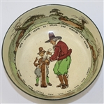 Royal Doulton Golf Themed Large Bowl - Multiple Quotes