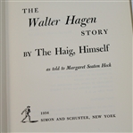 Walter Hagen Signed and Inscribed 'The Walter Hagen Story' Book JSA ALOA