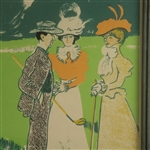 Classic 1968 Denmark Hotel Hesselet & Sct. Knuds Golfklub Screenprint - Large