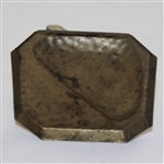 Vintage Unmarked Metal Golfer Ashtray