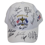 2004 Ryder Cup Hat Signed by Team & Coaches - Steve Jones Collection JSA ALOA