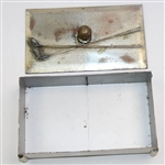 Classic Silver Box with Detachable Lid - Golf Ball with Crossed Clubs