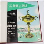 1951 Ryder Cup Matches at Pinehurst Hard Cover Program - USA 9 1/2 - 2 1/2