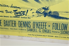 Classic 'Follow the Sun' Movie Broadside - 1951 The Story of Ben & Valerie Hogan