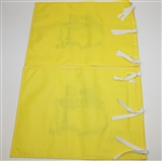 Adam Scott (2013) & Bubba Watson (2014) Signed Masters Embroidered Flags JSA ALOA